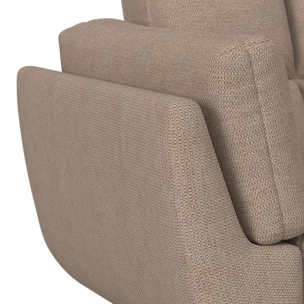 Kanapéágy Cora - barna, Modern, textil/fa (214/92/81cm) - Bessagi Home