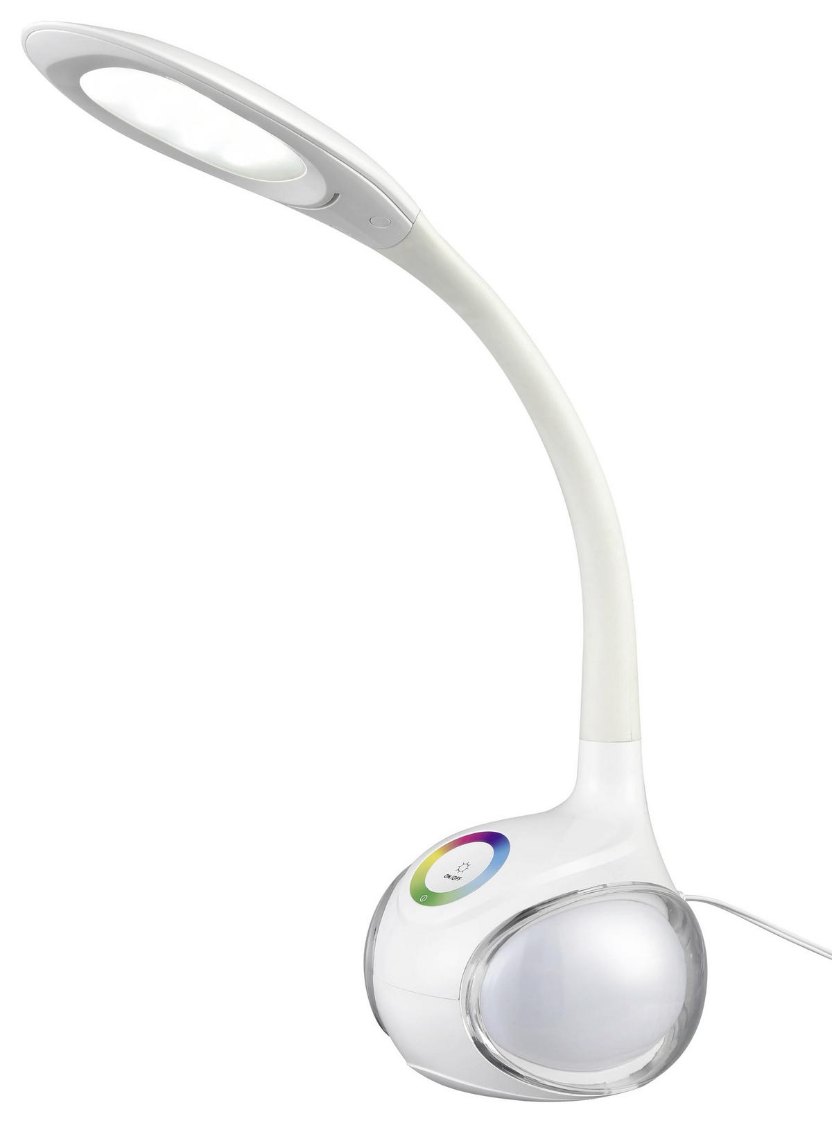 LED-Schreibtischleuchte Nihat max. 5 Watt - Weiß, Kunststoff (13,5/53cm) - Mömax