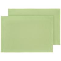 Tischset Steffi in Grün ca. 33x45cm, 2er-Set - Grün, Textil (33/45cm) - Mary's