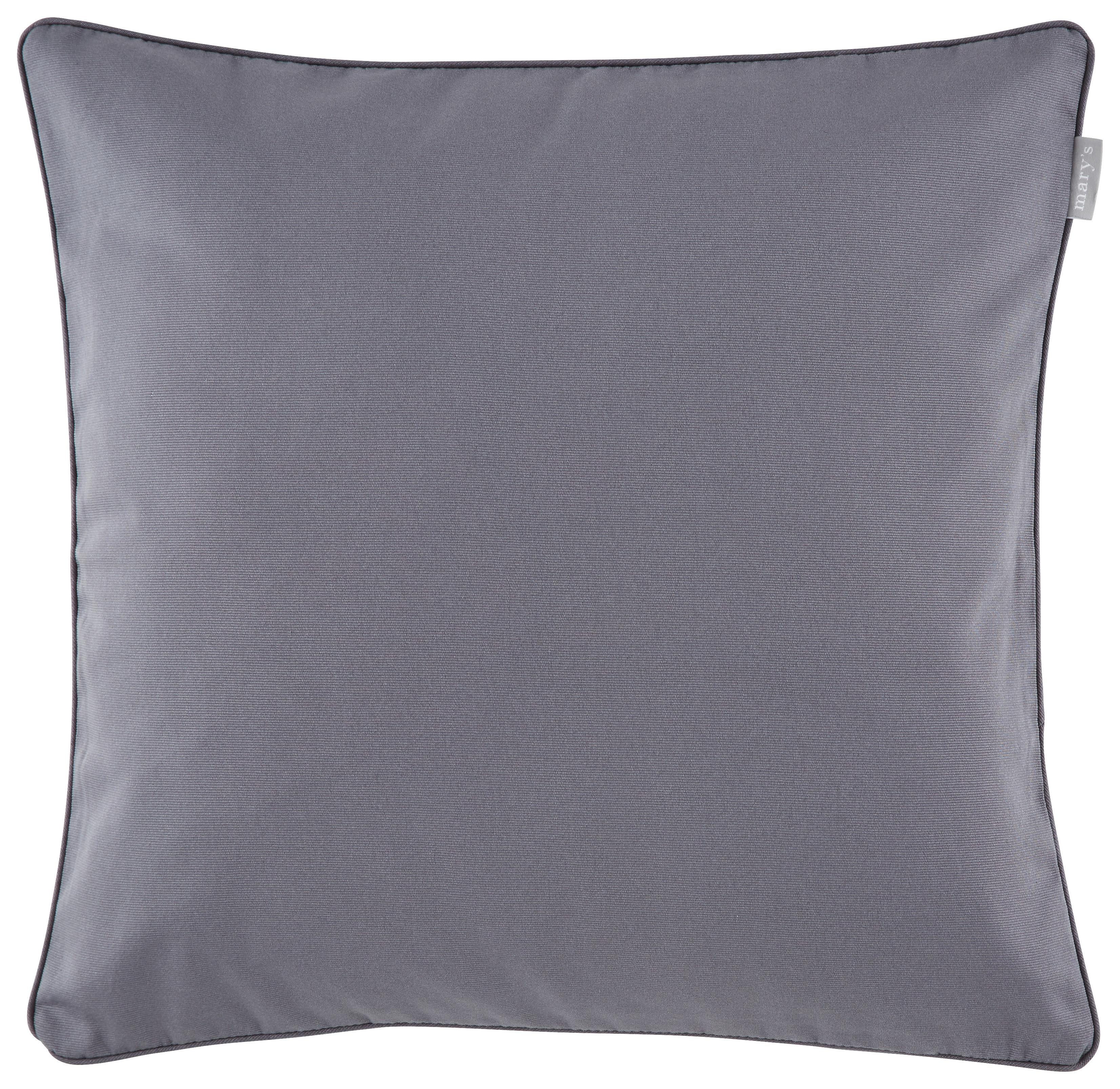 Kissenhülle Steffi Anthrazit ca. 50x50cm - Anthrazit, KONVENTIONELL, Textil (50/50cm) - Mömax
