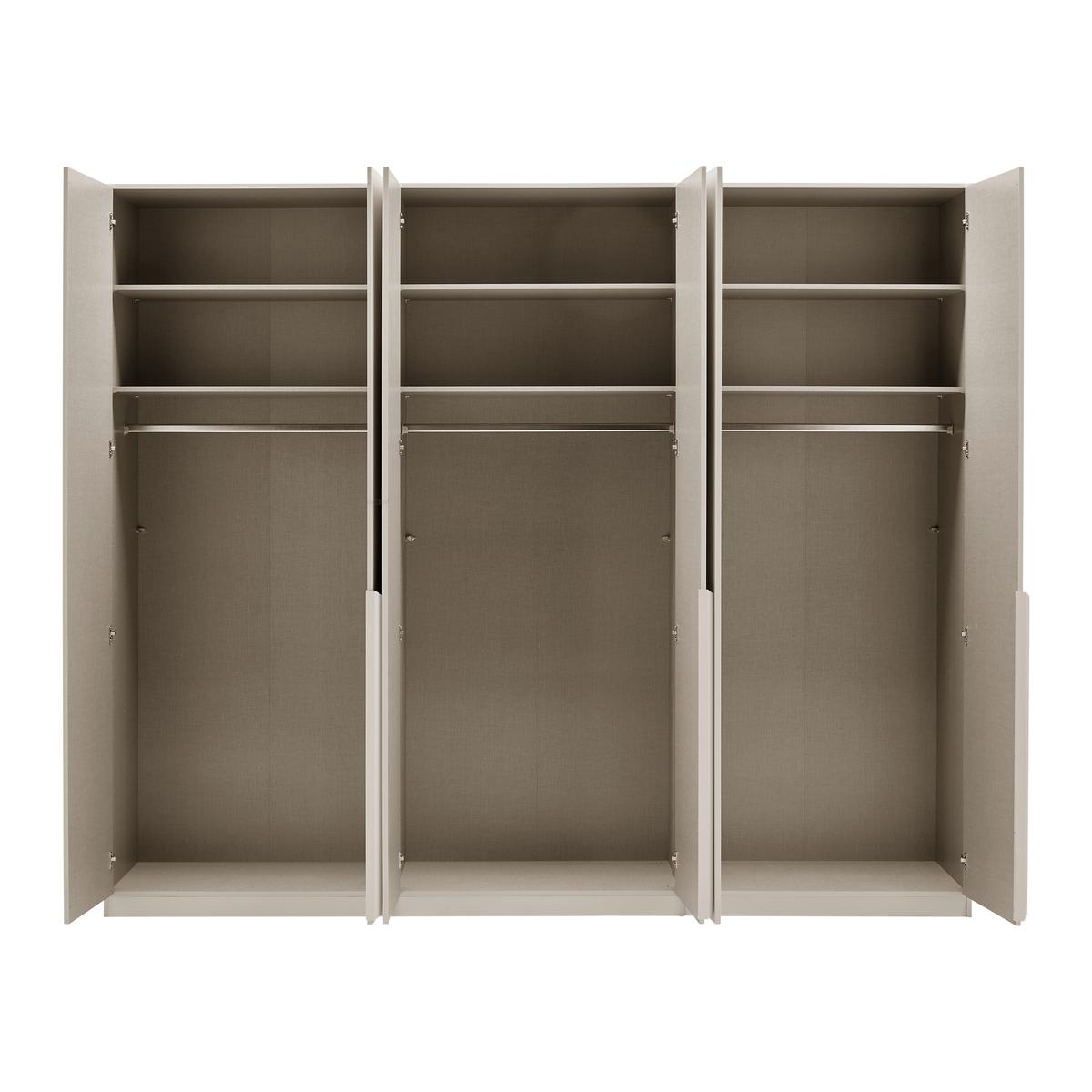 Drehtürenschrank Briona Champagnerfarben - Champagner, KONVENTIONELL, Holzwerkstoff/Metall (271/229/54cm) - Premium Living
