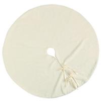 Christbaumdecke Sven Weiß - Weiß, Textil (90cm) - Mömax