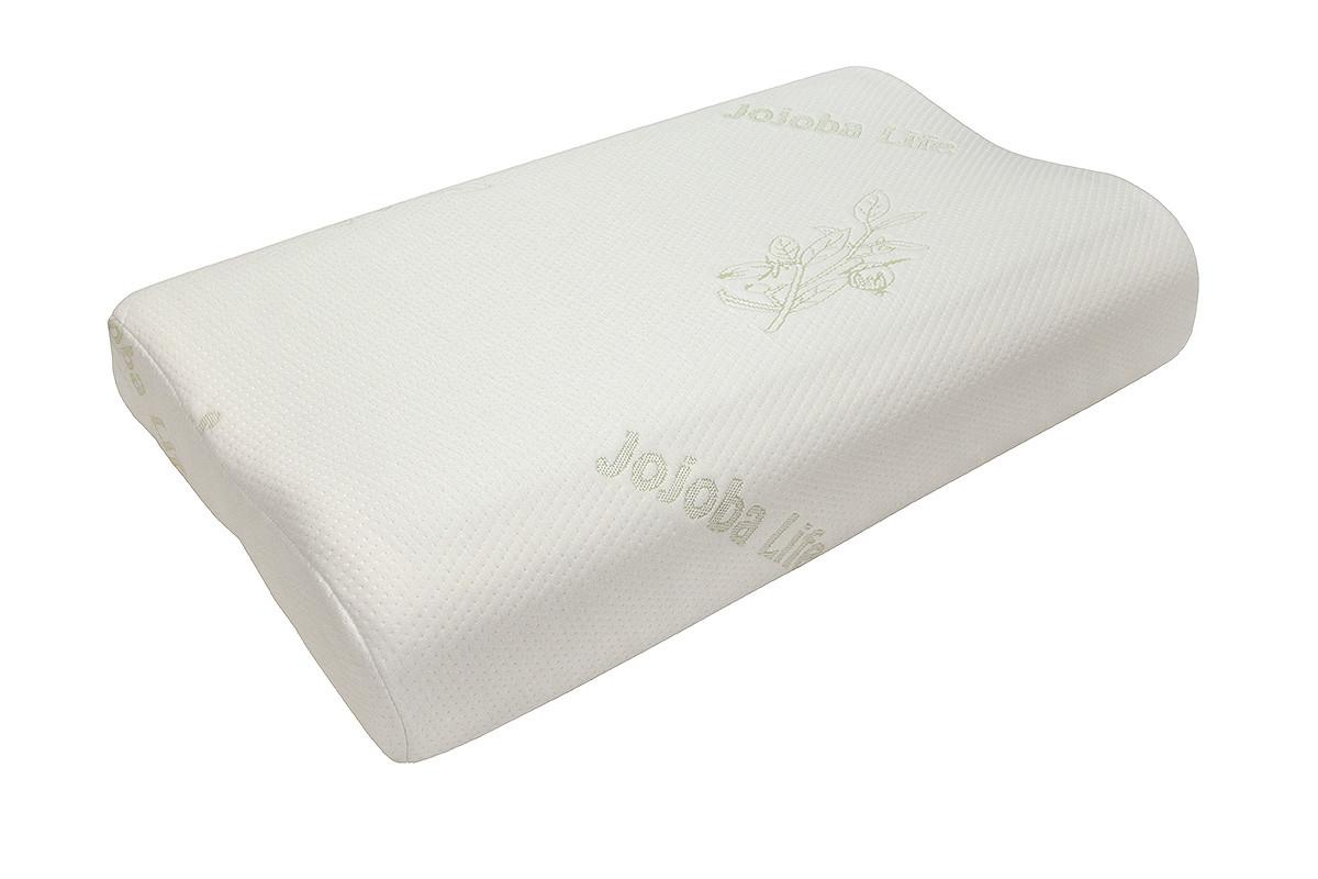 Vzglavnik Za Vrat Eco Green Za Spanje Na Hrbtu/boku - bela, tekstil (70/41/11,5cm) - Hespo