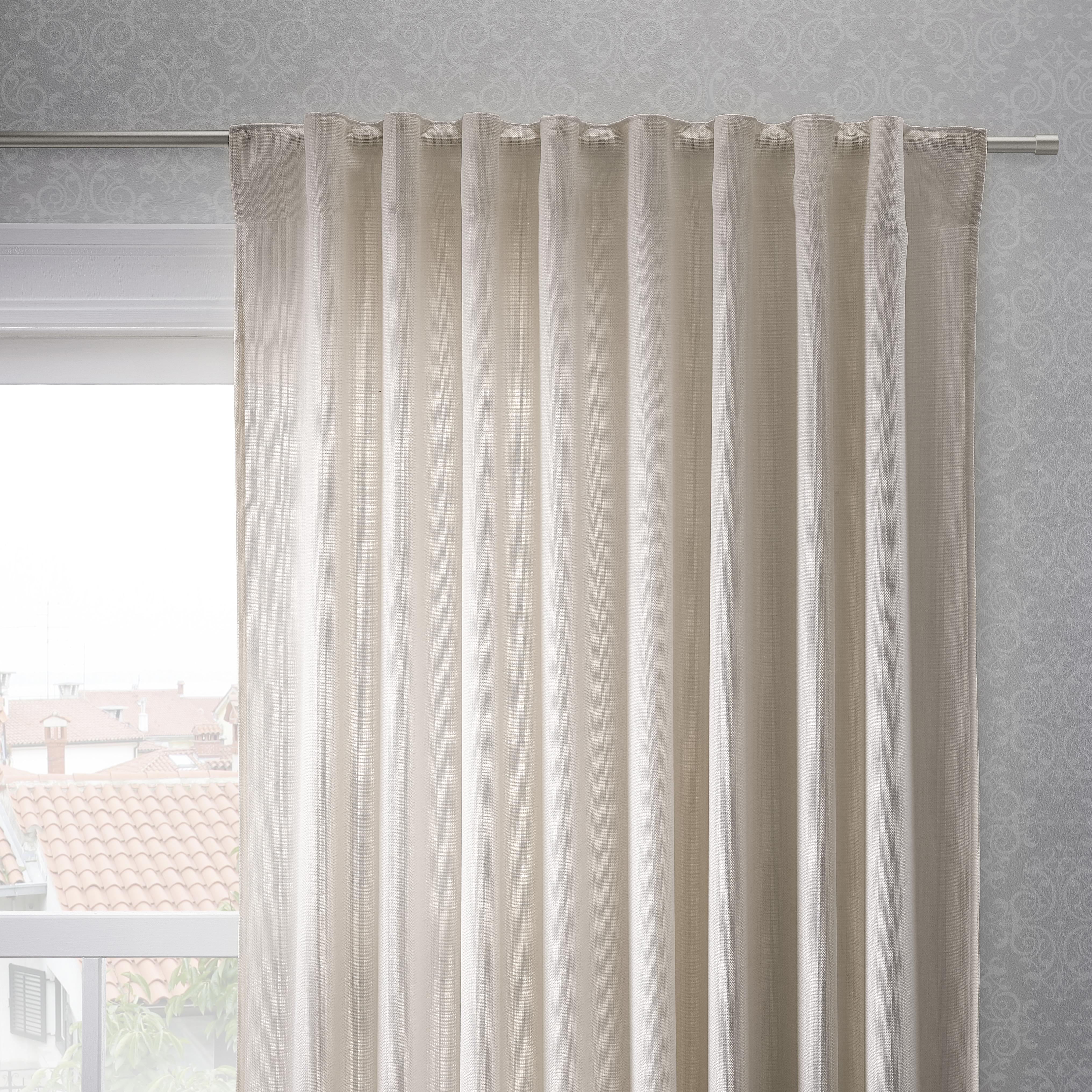 Fertigvorhang Leo in Sand ca. 135x255cm - Sandfarben, Textil (135/255cm) - Premium Living