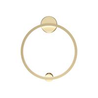 Wandleuchte Halo Messingfarben max. 24 Watt - Messingfarben, Trend, Metall (40/40/5cm) - MAYTONI