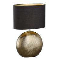 LAMPA STOŁOWA 50556 FORO - kolor brązu/czarny, Konventionell, tworzywo sztuczne/ceramika (34/17/53cm) - Fischer & Honsel