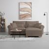 Wohnlandschaft Angelo Braun - Braun, MODERN, Holz/Holzwerkstoff (255/92/185cm) - Mömax