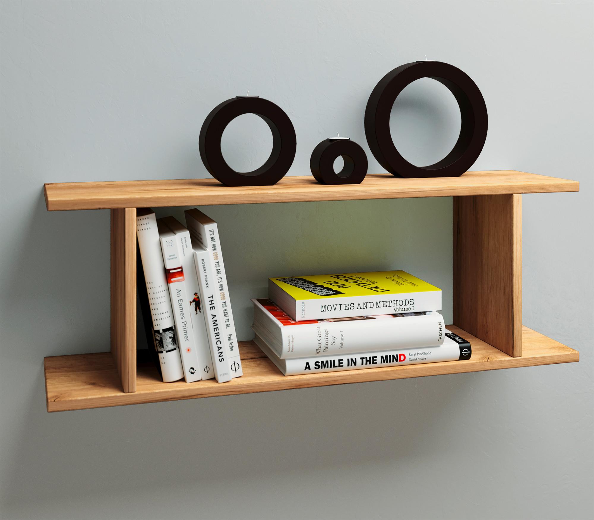 WANDREGAL SIROLA - Honigeiche, Design, Holzwerkstoff (80/28/19,7cm) - MID.YOU