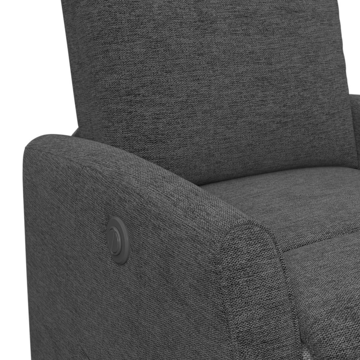 Tv Fotelj Athen, Temno Siva, Pomoč Pri Vstajanju - temno siva, Moderno, kovina/tekstil (67.5/107/88.5cm)
