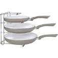 Pfannenhalter Marcel - Silberfarben, Metall (17,5/21,5/29cm) - Mömax modern living