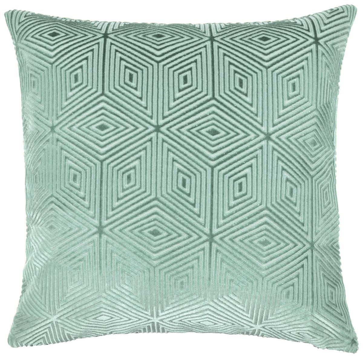 Kissenhülle Rania Türkis ca. 40x40cm - Türkis, Textil (40/40cm)