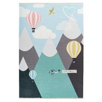 Kinderteppich my Greta Multicolor ca. 115x170cm - Gelb/Rot, Trend, Textil (115/170cm) - Obsession