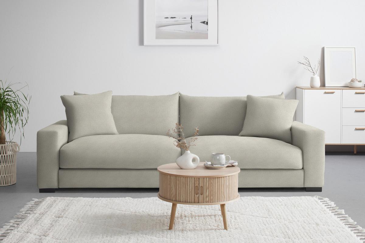 Megasofa Pedro Taupe - Taupe, MODERN, Holz/Holzwerkstoff (261/83/124cm) - Mömax