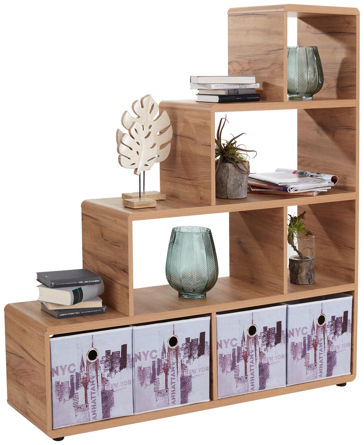 Etajeră Fontana FTR01 - stejar Artisan, Modern (138,5/148/35cm) - Modern Living