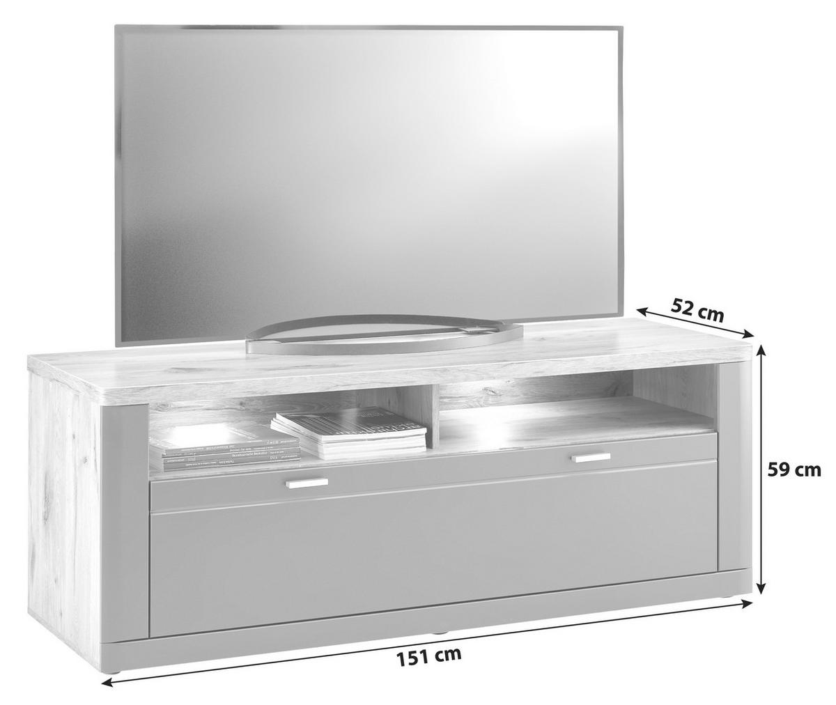 Tv Komoda Game - Moderno, drvni materijal (151/59/52cm)