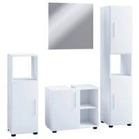 Kopalnica Flandu Iii, Bela - bela, Moderno, leseni material (122cm) - MID.YOU