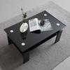 SOFFBORD INTRO - svart, Modern, metall/trämaterial (100/60/45cm) - Mömax