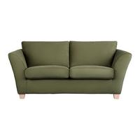 2-Sitzer-Sofa Devado Dunkelgrün - Dunkelgrün/Naturfarben, Holz/Textil (190/70-85/95cm) - Mömax