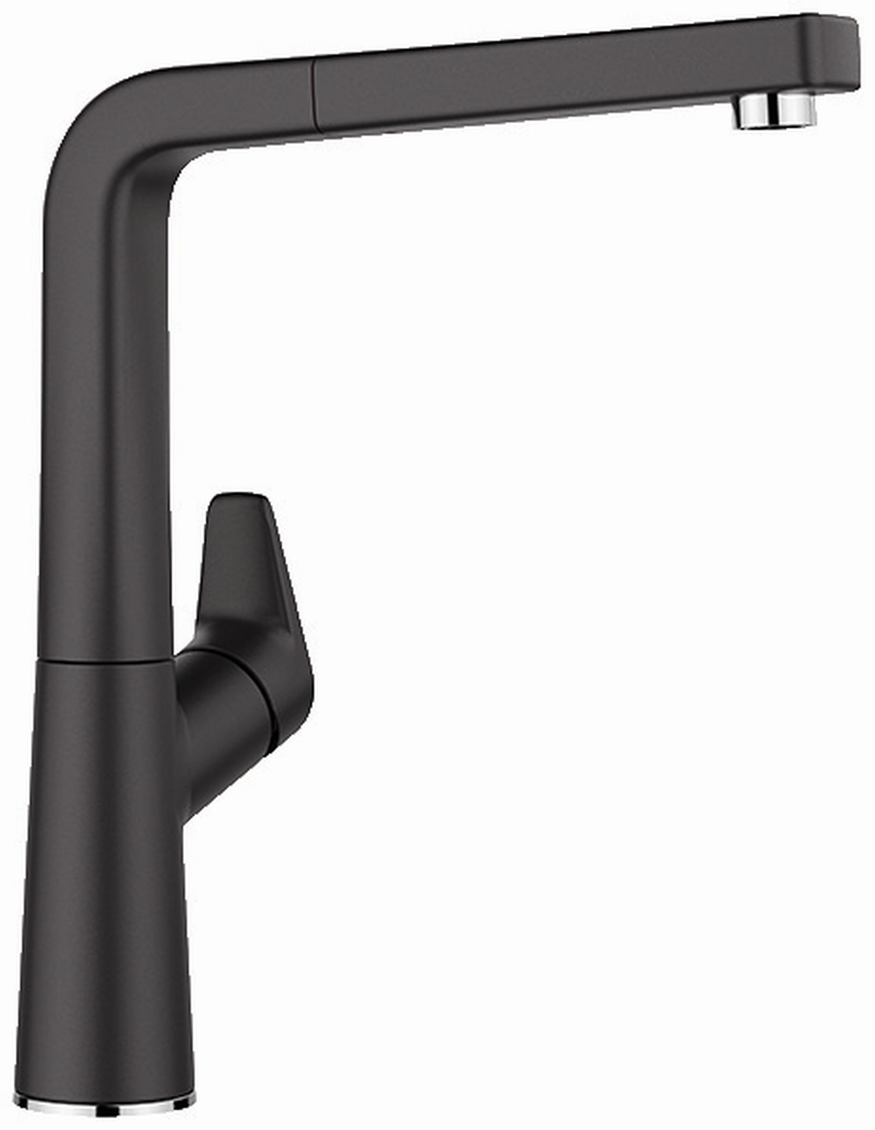 Küchenarmatur 526170 Schwarz - Schwarz, Trend (27,3cm) - Blanco