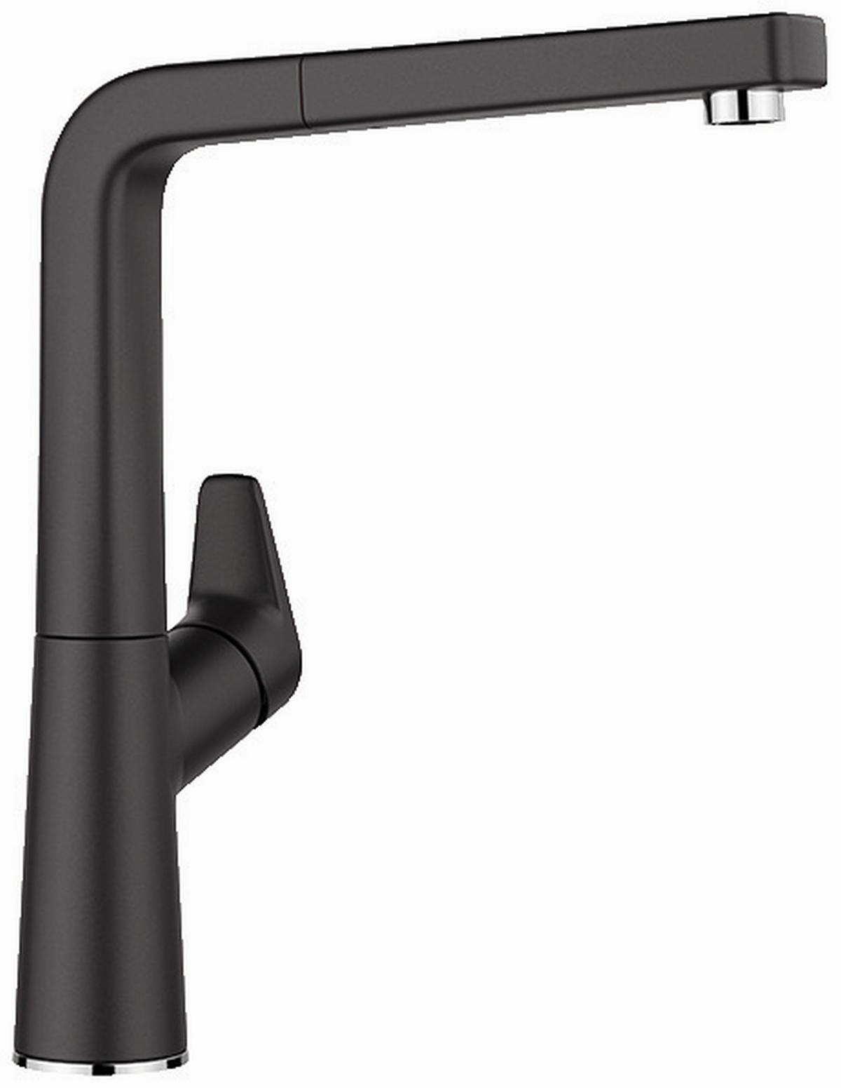 Küchenarmatur 526170 Schwarz - Schwarz, Trend (27,3cm) - Blanco