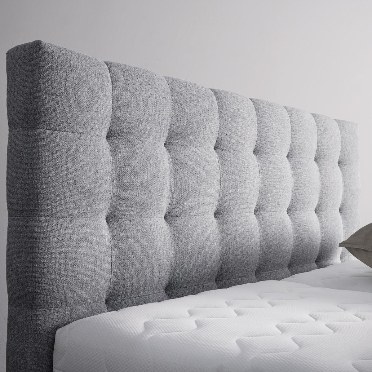 Boxspringbett in Grau ca. 160x200cm - Schwarz/Grau, Konventionell, Holz/Holzwerkstoff (165/122/210cm) - Premium Living