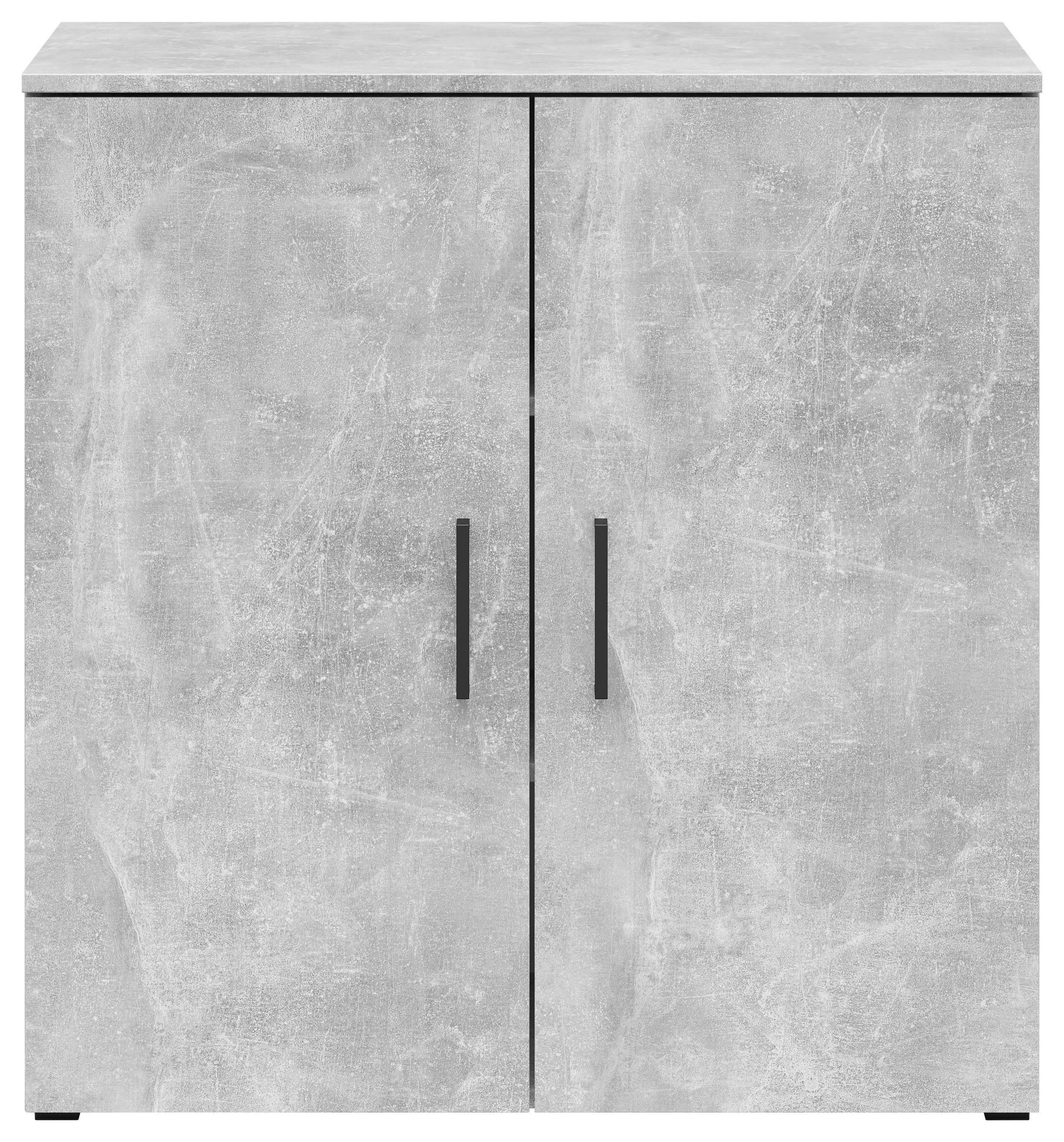 Kommode Multistauraum Grau - Anthrazit/Schwarz, Modern, Holzwerkstoff/Kunststoff (80/83/40cm) - Premium Living