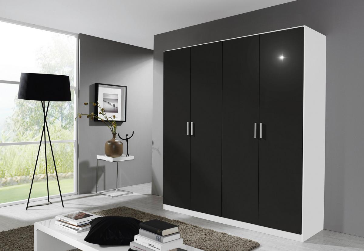 Ormar S Klasičnim Vratima Berlin - bijela/siva, Moderno, drvni materijal/plastika (181/210/54cm) - Modern Living