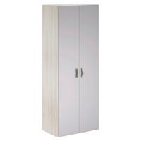 Omara S Klasičnimi Vrati Sephora, Siva, Barva Hrasta - barve srebrnega hrasta/svetlo siva, Moderno, umetna masa/les (88/238/55cm) - Modern Living