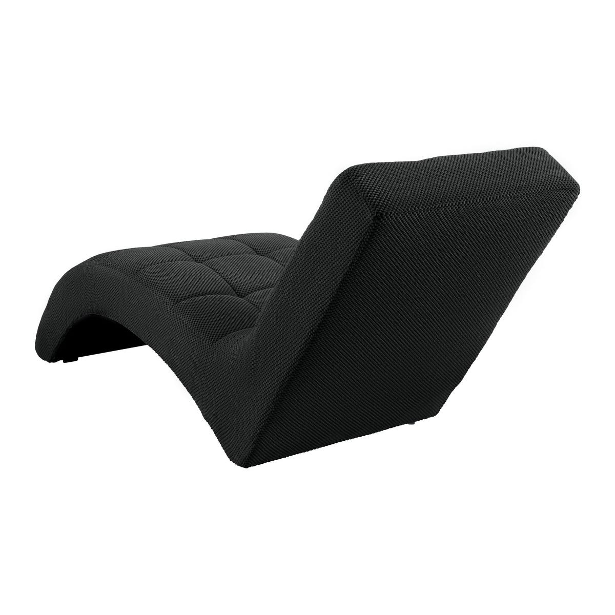 Fotoliu sezlong de relaxare LAGUNA - negru, Modern, textil (68/80/167cm) - Mömax