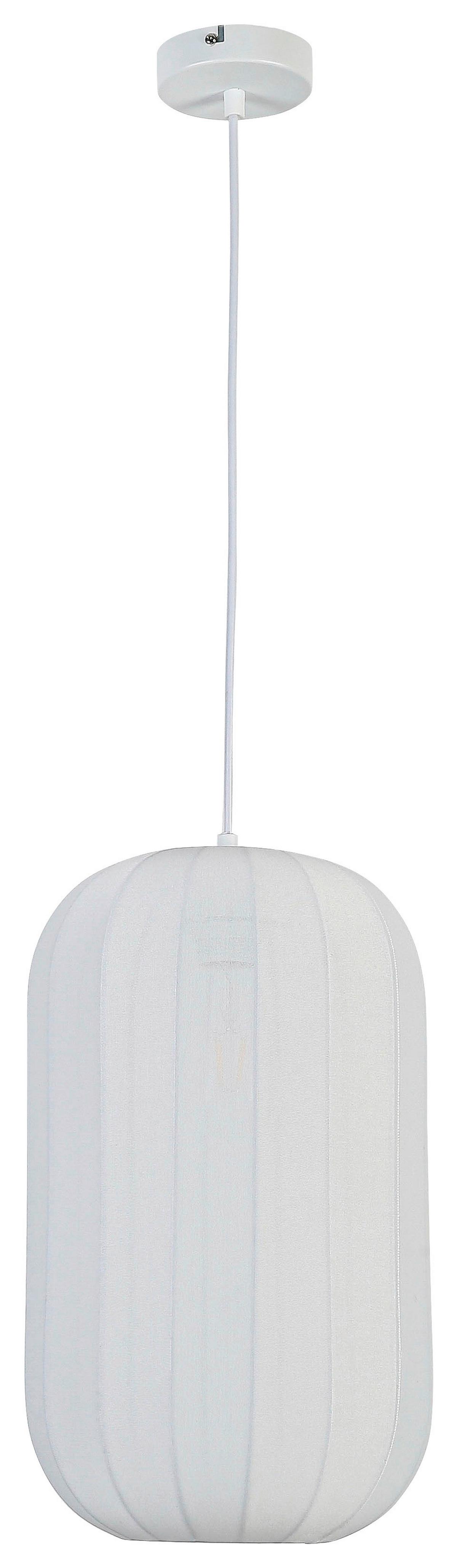 Lampă suspendată Stoiu - alb, Modern, plastic/metal (25/120cm) - Mömax