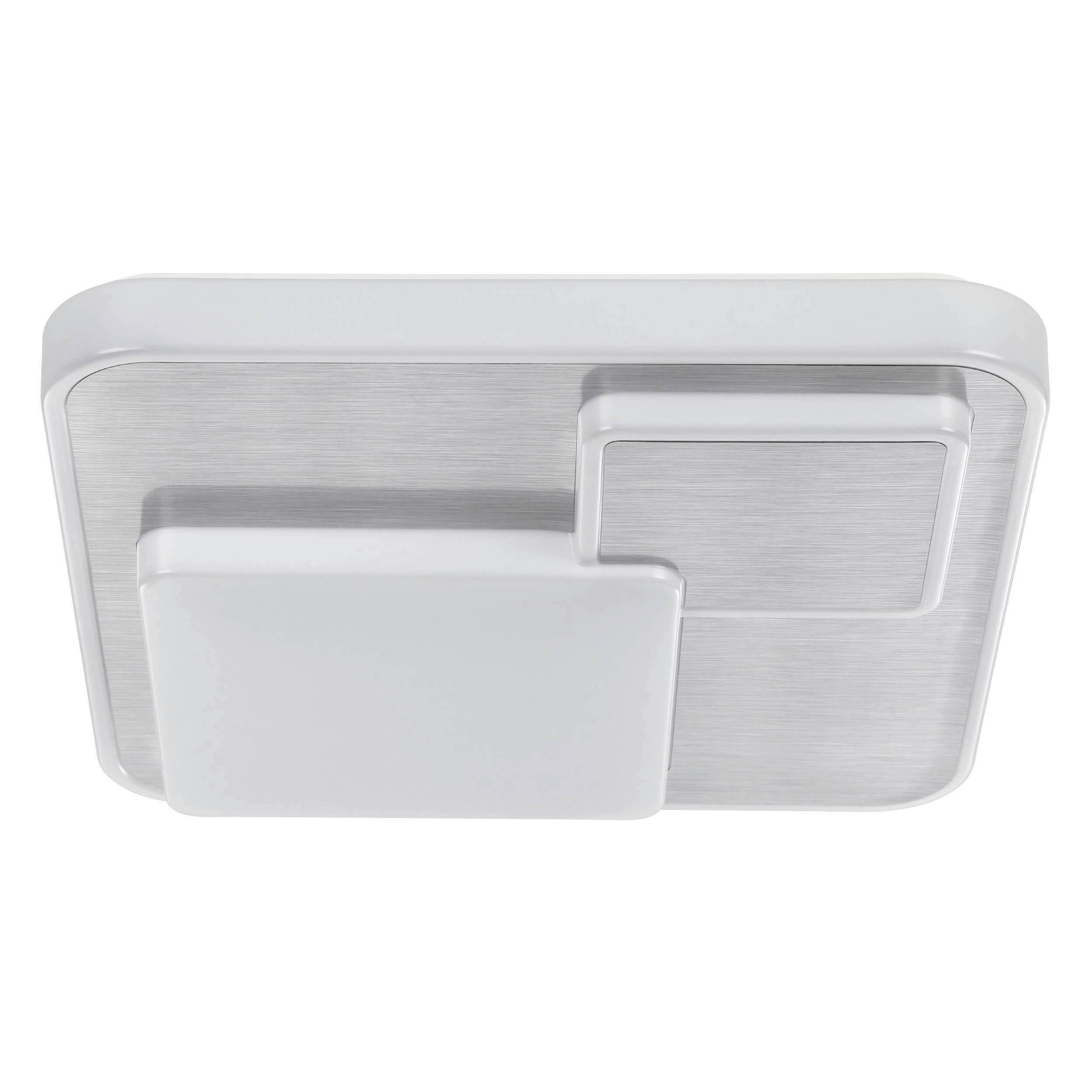Deckenleuchte 75666 Lepreso Weiss - Weiss, Basics, Kunststoff/Metall (38,5/38,5/7,5cm) - Eglo
