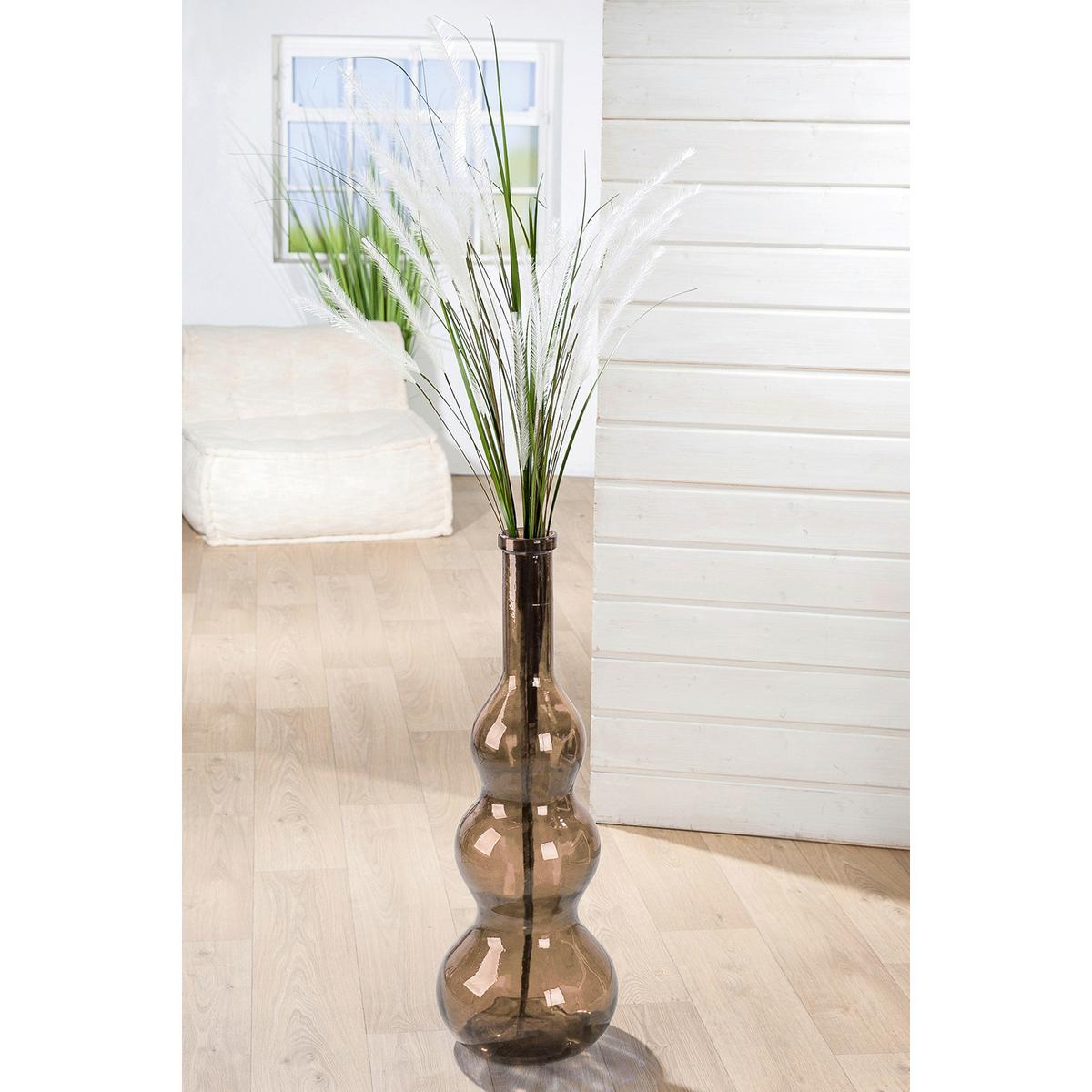 Bodenvase Balleros Hellbraun - Hellbraun, LIFESTYLE, Glas (26,5/75cm)