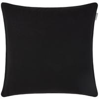 Kissenhülle Steffi Schwarz ca. 50x50cm - Schwarz, KONVENTIONELL, Textil (50/50cm) - Mömax