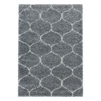 Webteppich Salsa Grau ca. 80x250cm - Grau, Design, Textil (80/250cm)
