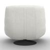 RELAXFÅTÖLJ LORENA - ljusgrå/svart, Modern, metall/textil (101/83/95cm) - Bessagi Home