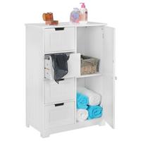 Srednje Visoka Omara Wl5.184 - bela, Basics, leseni material (56/83/30cm) - MID.YOU