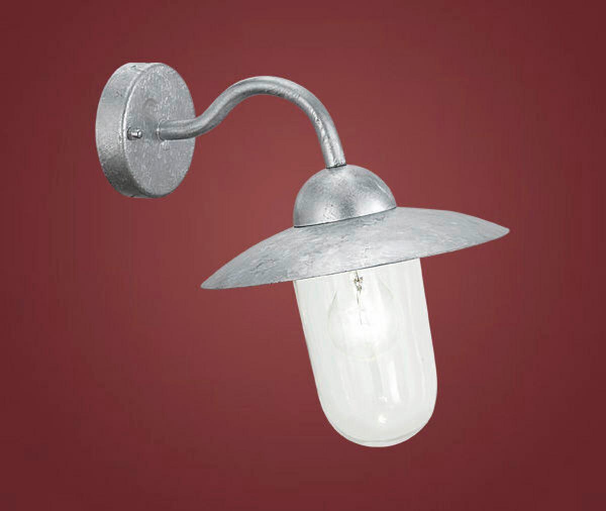 Aussenleuchte 88489 - Klar/Silberfarben, Konventionell, Glas/Metall (31/31/45cm) - Eglo