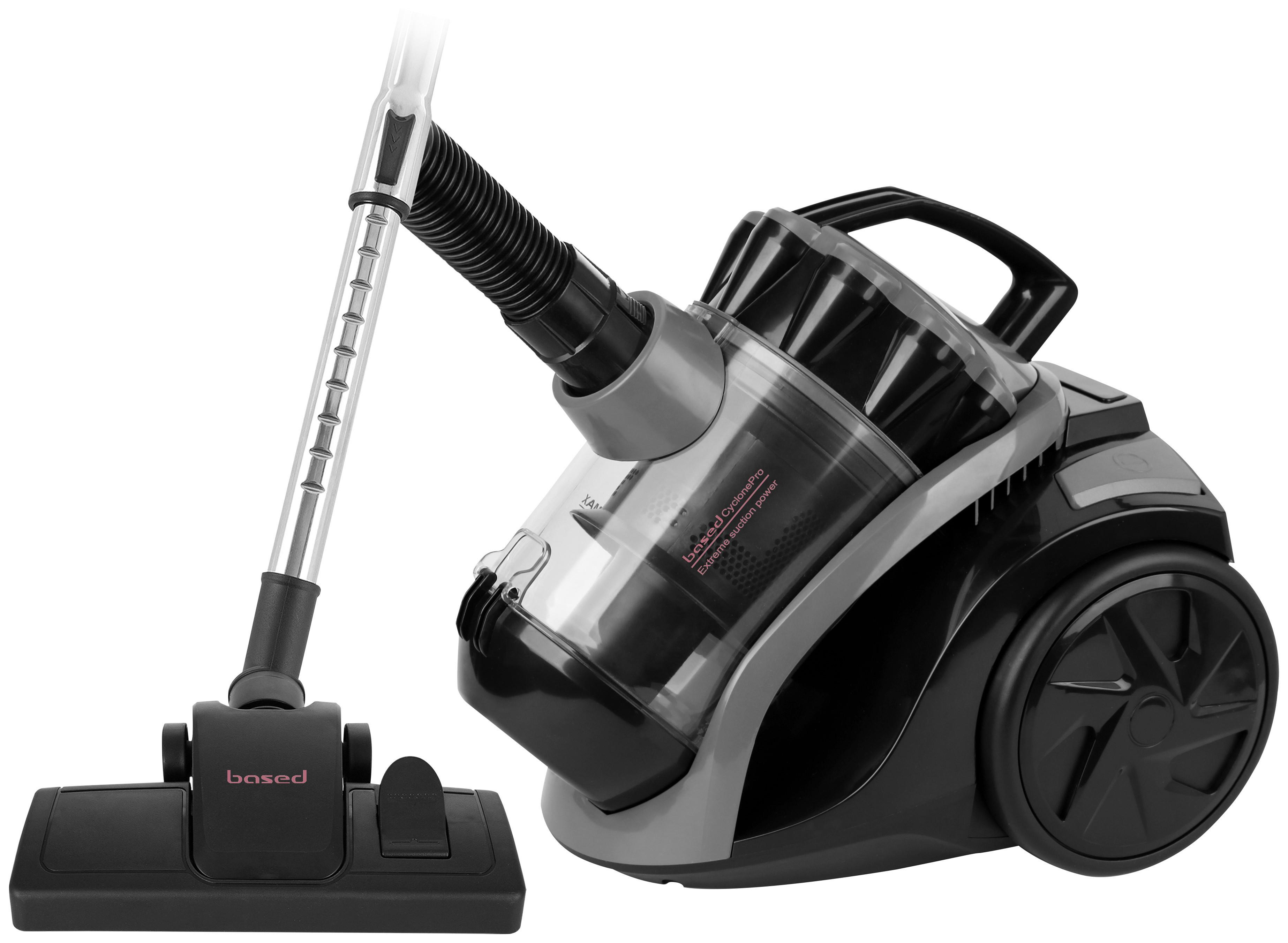 Porszívó Sufe - fekete/szürke, Basics, műanyag/fém (33/25/29cm) - Based