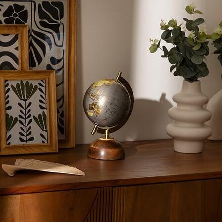 Decorațiune glob pământesc Afonso - Basics (15/22,5/12,5cm)