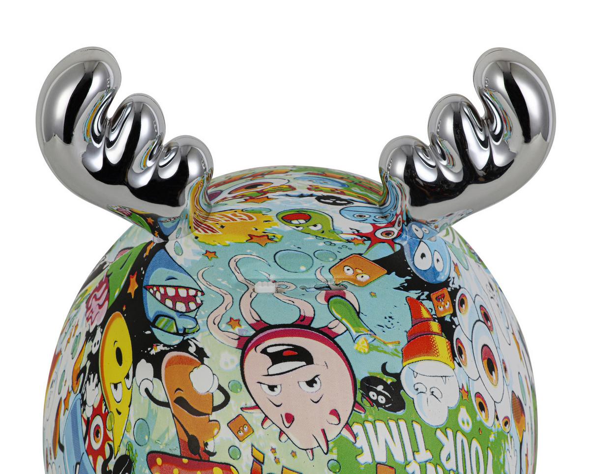 LED-Dekoleuchte Lea Multicolor max. 2,5 Watt - Chromfarben/Multicolor, MODERN, Kunststoff/Metall (17/30cm) - Mömax