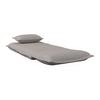 SCHLAFSESSEL TAMARA - Lichtgrijs, Modern, Textiel/Metaal (82/31/69cm) - Bessagi Home