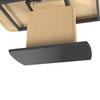 UTDRAGBART BORD AMADO - svart/ekfärgad, Modern, metall/trämaterial (160-200/90/76cm) - Bessagi Home