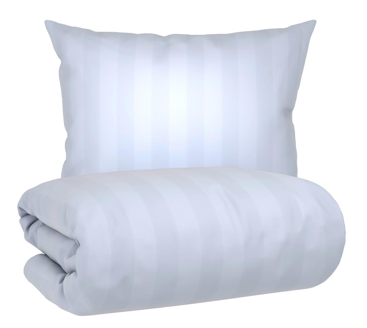 Bettwäscheset Xenia-Streif XENIA STREIF - Weiss, Modern, Textil (160/210cm) - Premium Living