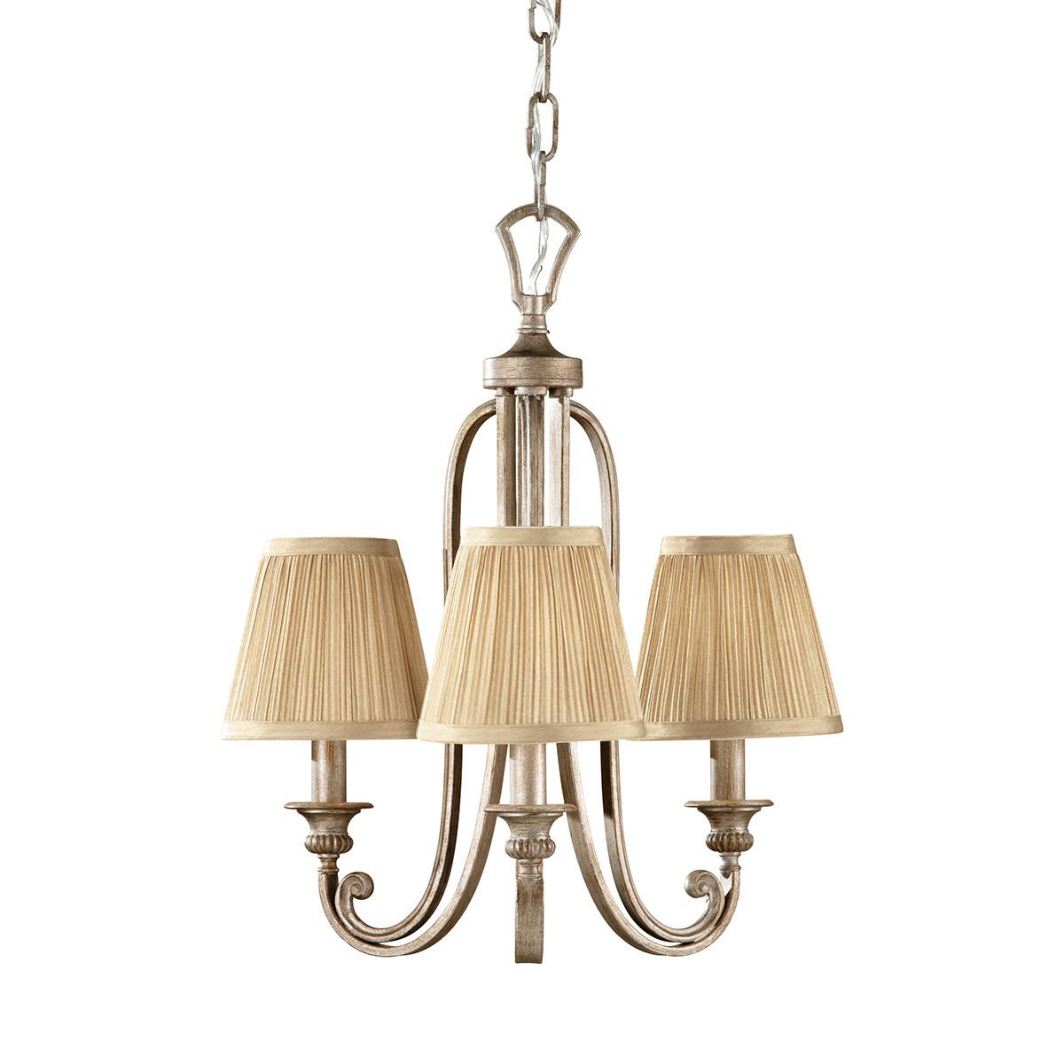 Luster Fe- Abbey 3 - srebrne boje/boje pijeska, Konvencionalno, metal (48.3/66.3cm) - Elstead Lighting