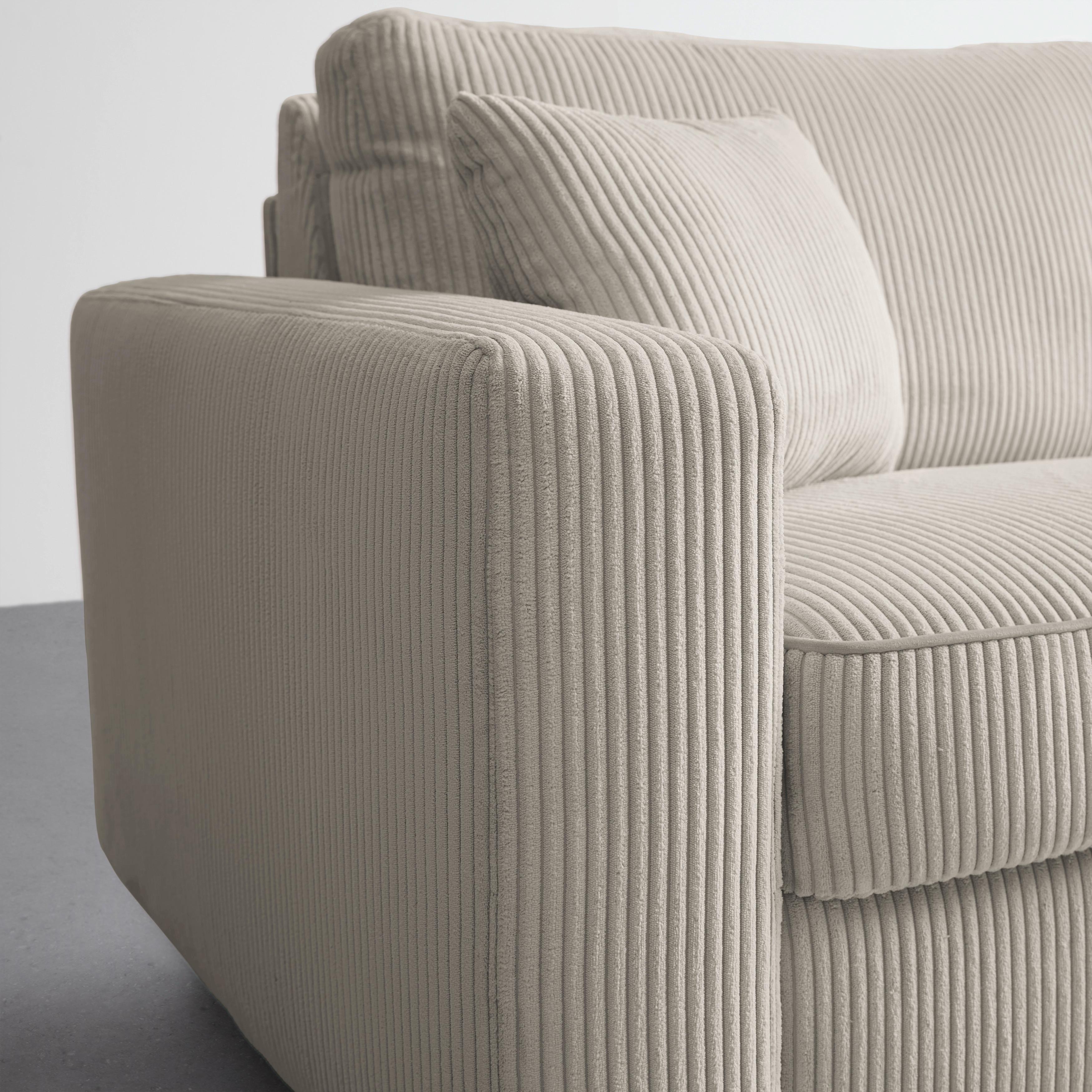 BÄDDSOFFA AGNETA -BASED- - svart/taupe, Modern, trä/textil (200/83/97cm) - Based