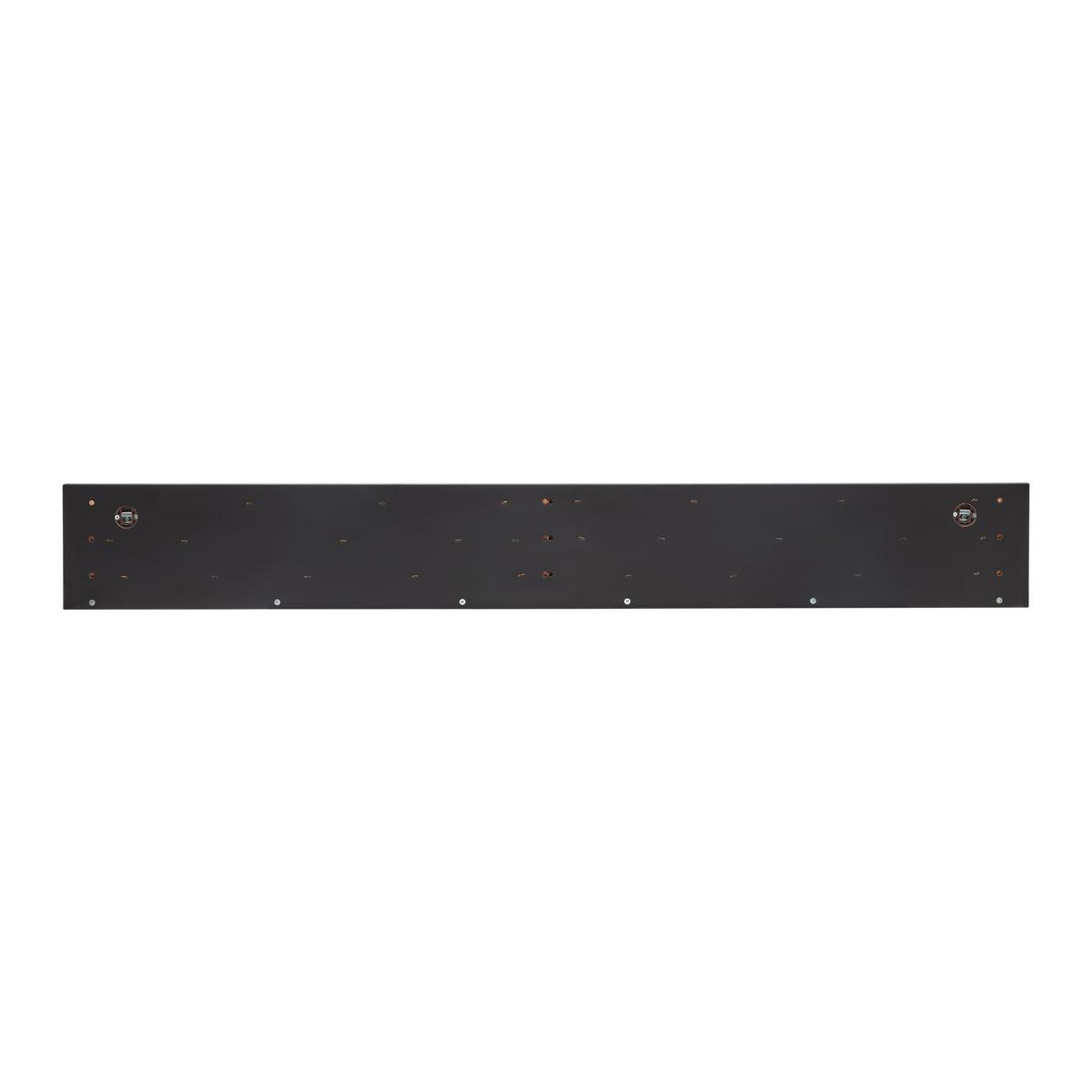 Wandboard Carreto in Schwarz/Eichefarben - Eichefarben/Schwarz, MODERN, Holzwerkstoff (150/20/20cm) - Premium Living