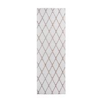 Läufer Vivica - Weiss/Rosa, Design, Textil (80/250cm) - Kayoom