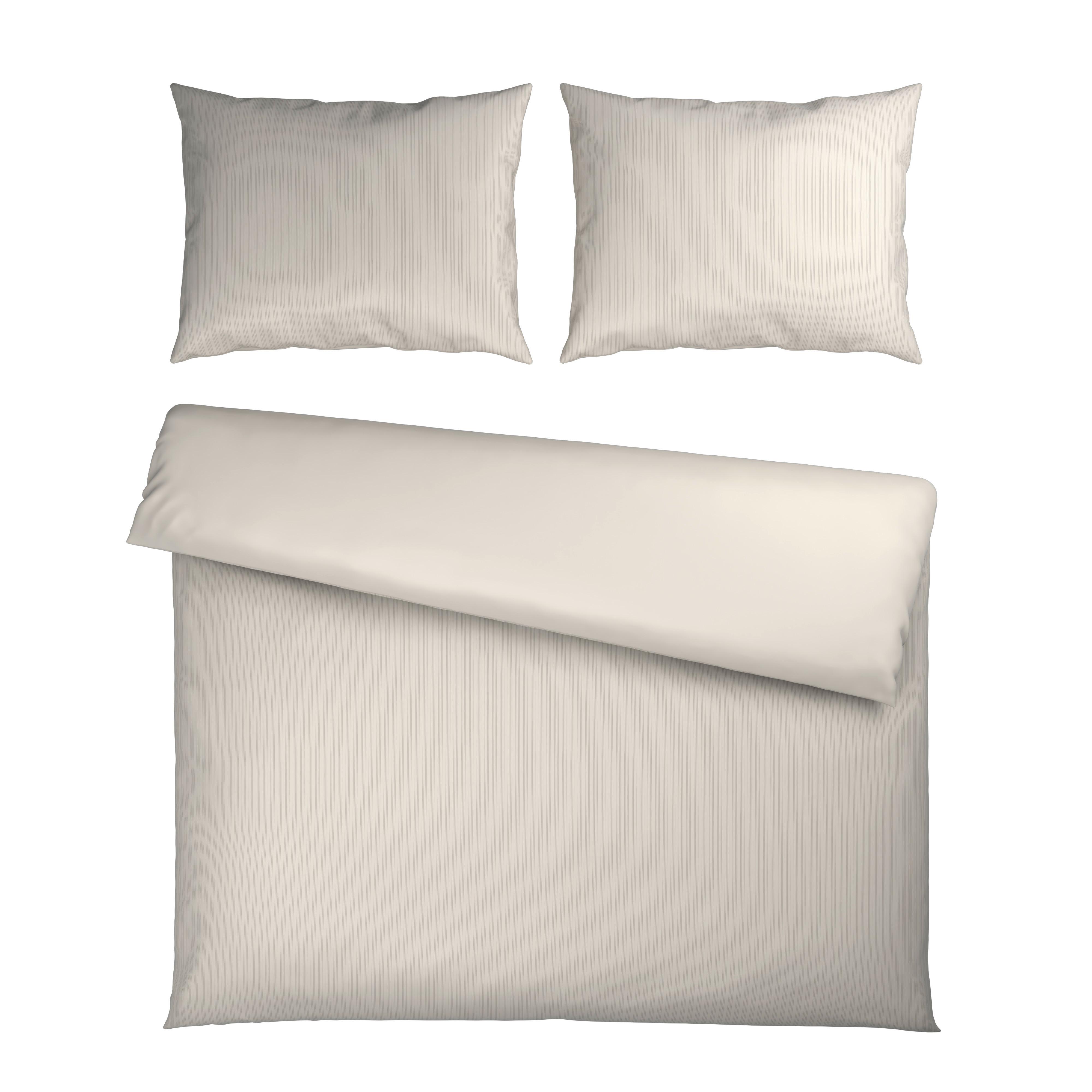 Posteljina Crinkle Xxl 200x200/2x60x80cm - bež, tekstil (200/200cm) - Mömax