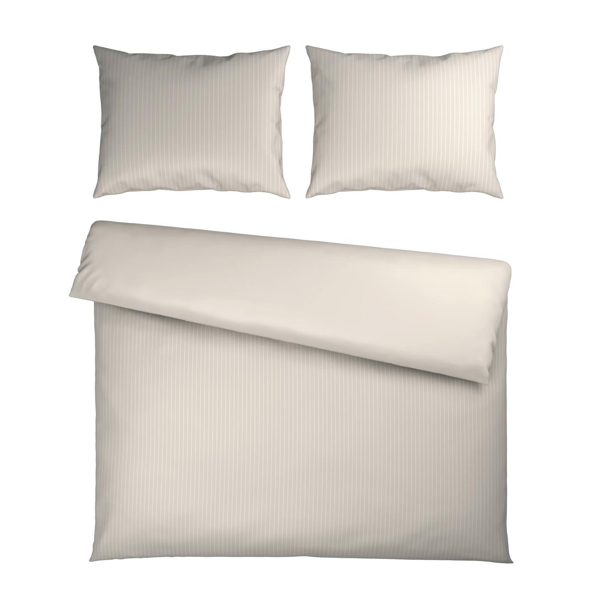 Lenjerie de pat Crinkle cca. 2x50x70/200x220 cm - bej, textil (200/220cm) - Mömax