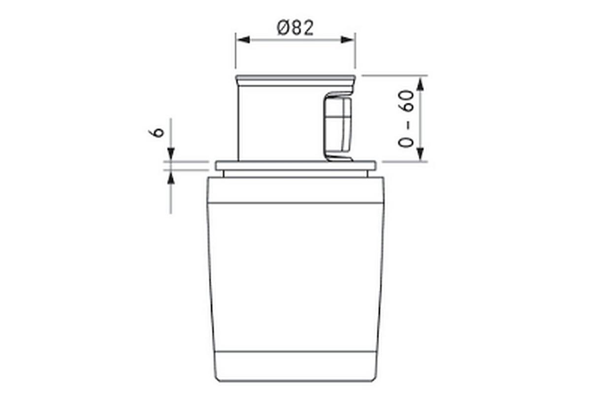 Vakuumiergerät QVACAB Schwarz - Schwarz, Metall (23,9/15,8/12,4cm) - Bora